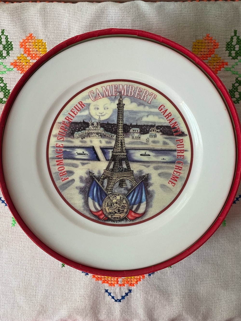 Vintage Restoration Hardware French Cheese Plates Set of 4